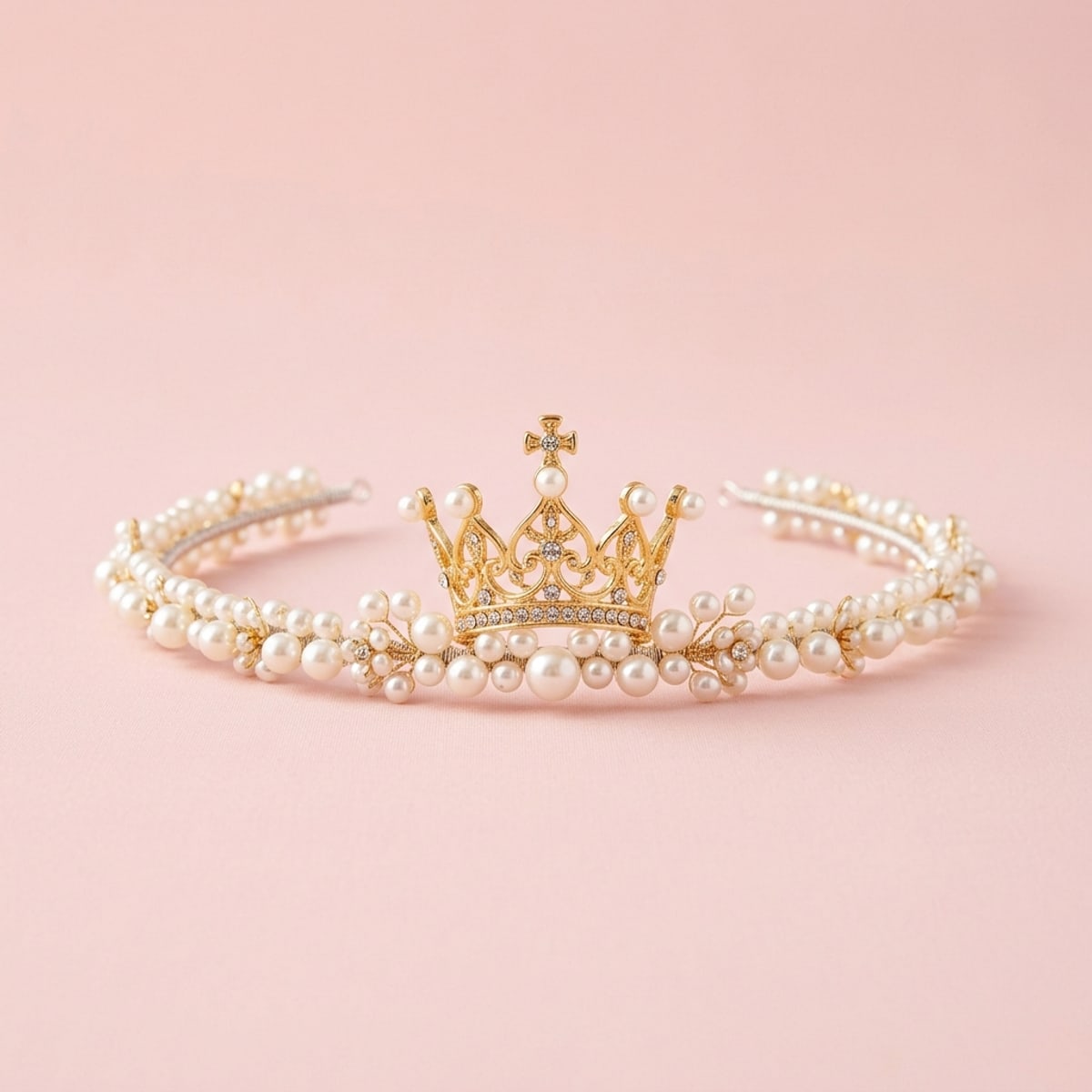 Tiara Pérolas e Coroinha